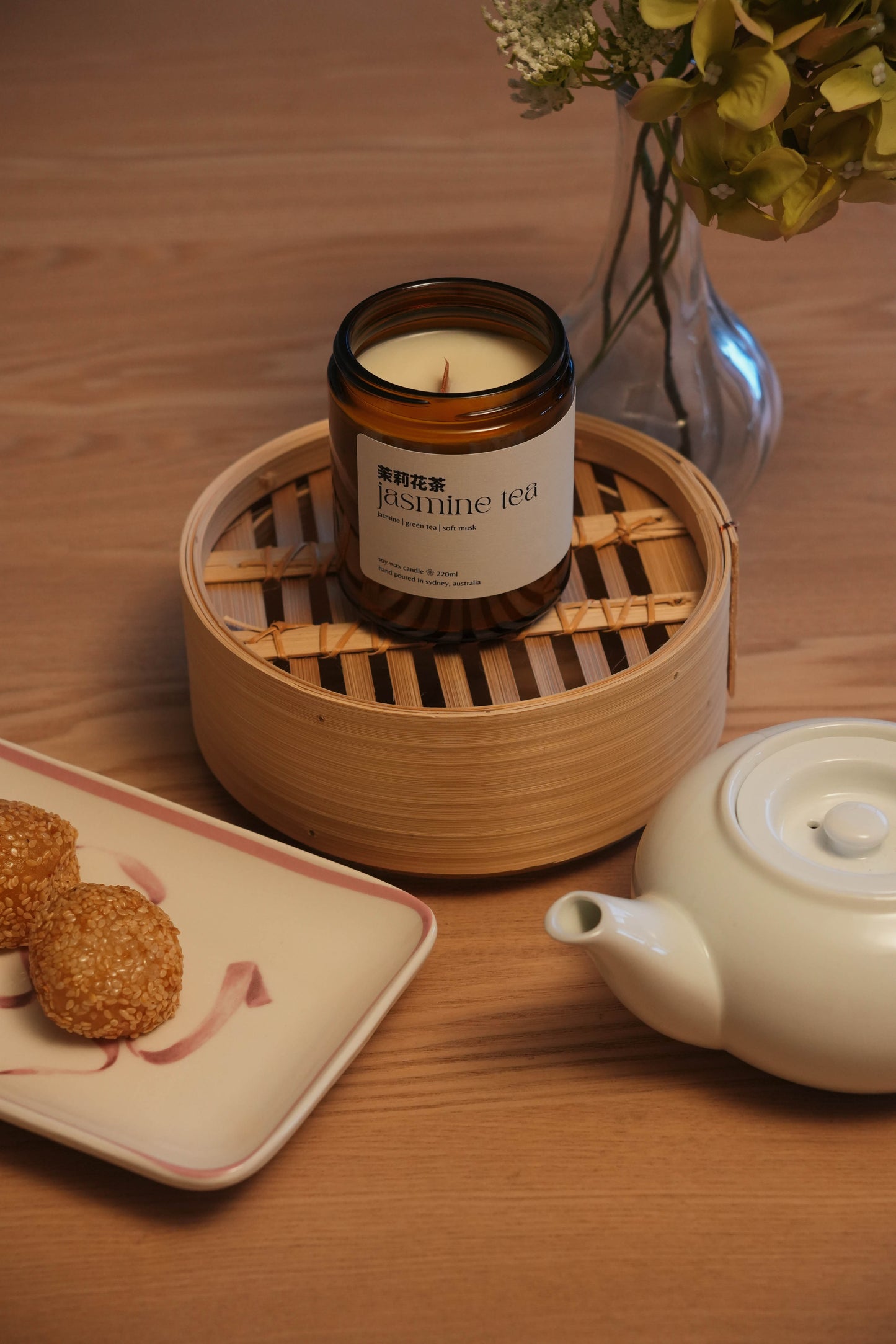 茉莉花茶 JASMINE TEA: JASMINE | GREEN TEA | SOFT MUSK