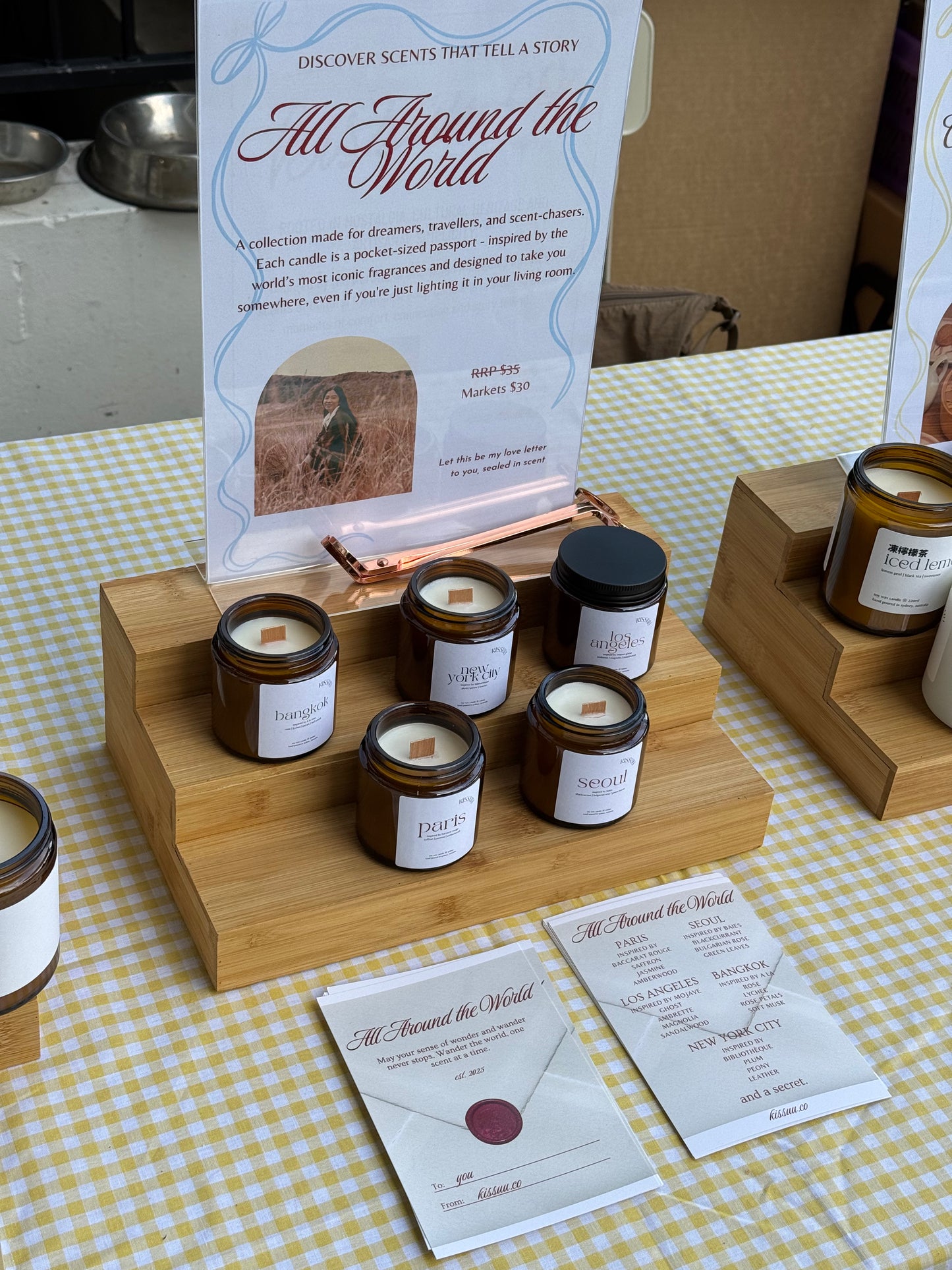 All Around the World - Mini Travel Candles