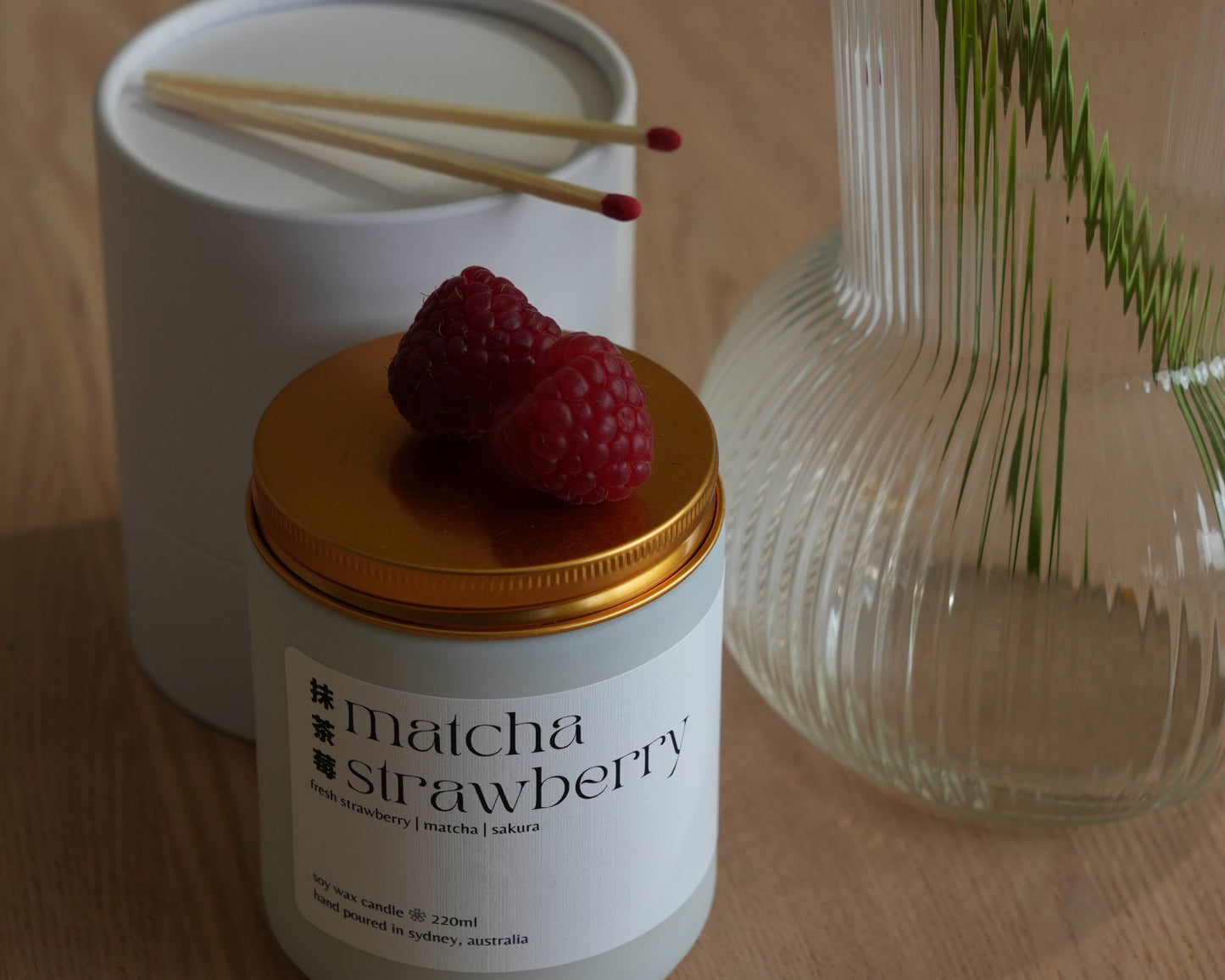 抹茶莓 MATCHA STRAWBERRY: FRESH STRAWBERRY | MATCHA | SAKURA