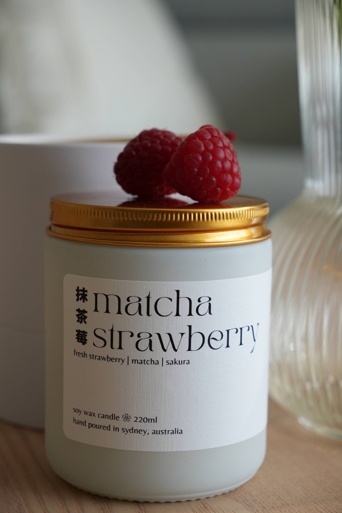抹茶莓 MATCHA STRAWBERRY: FRESH STRAWBERRY | MATCHA | SAKURA