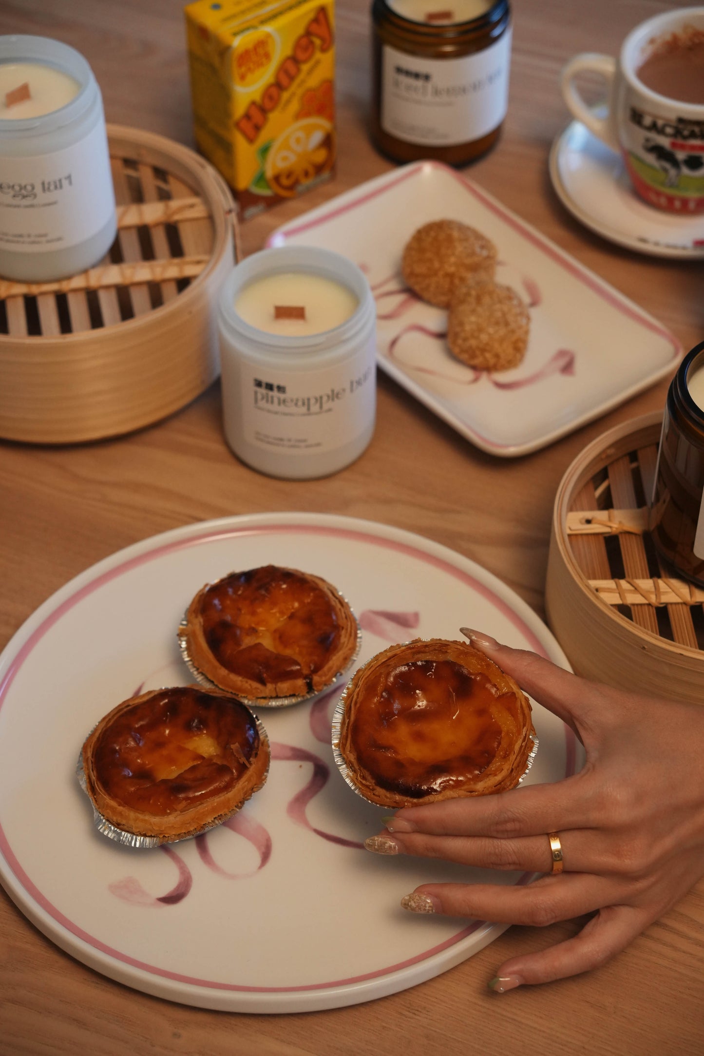 蛋撻 EGG TART: PASTRY | CUSTARD VANILLA | CARAMEL