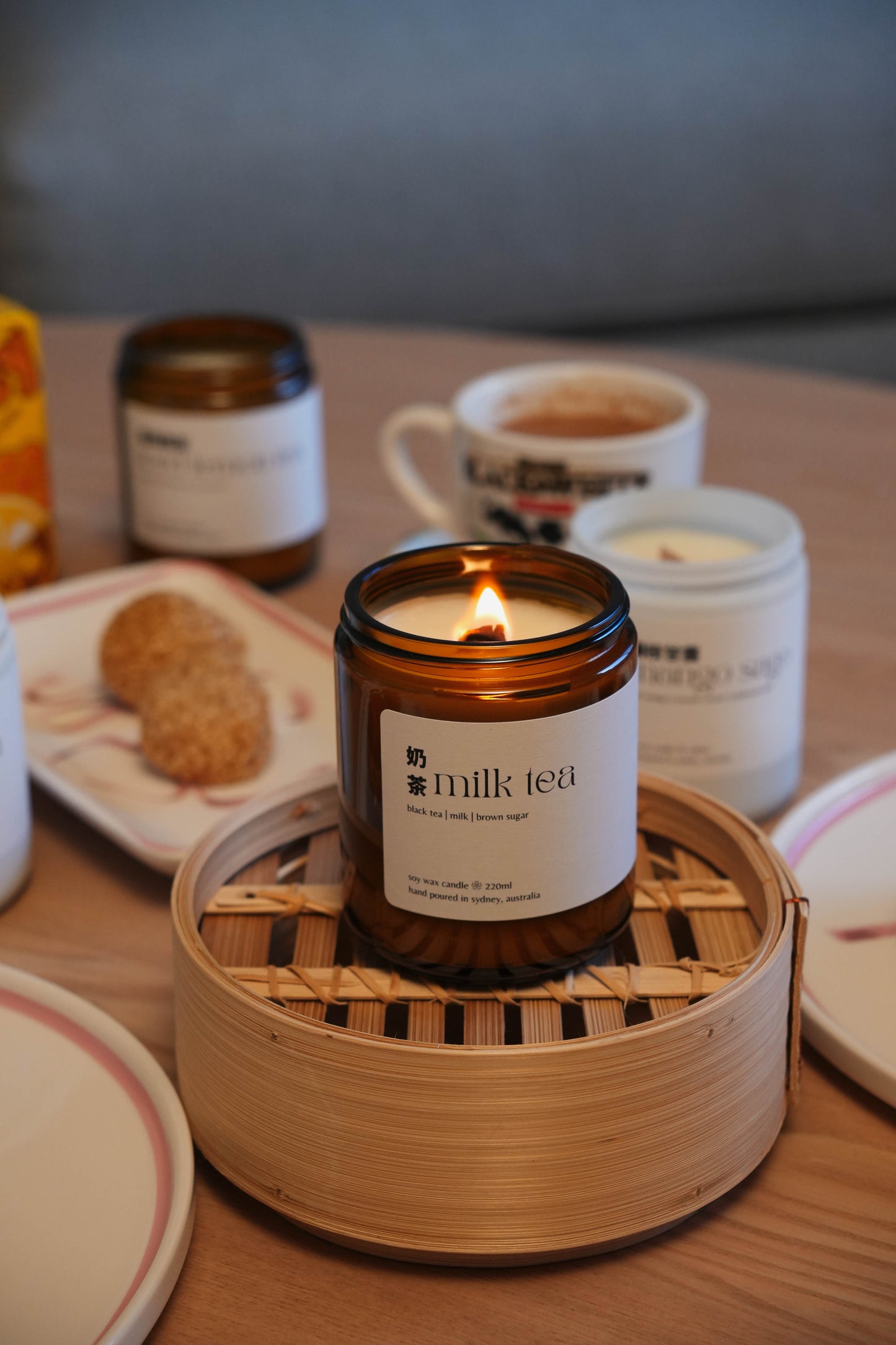 奶茶 MILK TEA: BLACK TEA | MILK | BROWN SUGAR